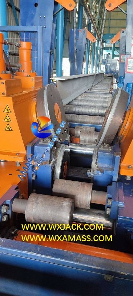 HR800 Hydraulic Drive H Beam Edge Rounding And Deburring Machine