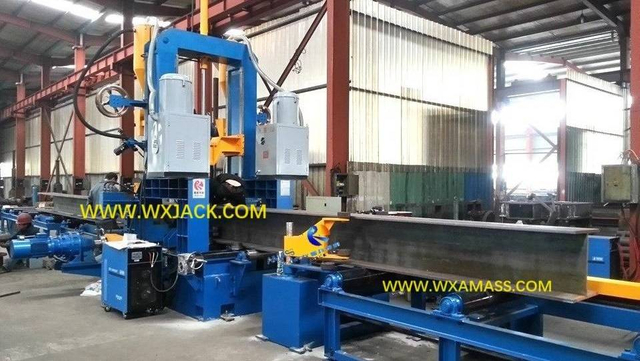 9 H Beam 3 in 1 Assembly Welding Straightening Machine 8