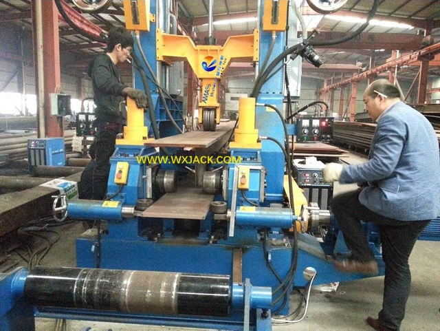 4 H Beam Assembly Welding Straightening Integral Machine 179