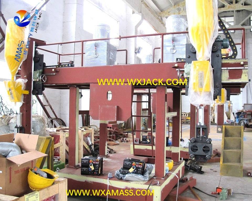 LHT T Type High Efficiency H Beam Submerged Arc Welding Machine