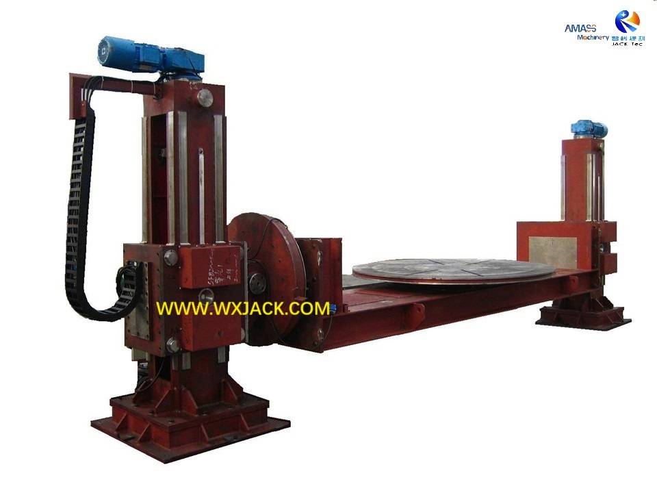 Double Column HBS150 Elevating And Revolving Head And Tail Welding Positioner
