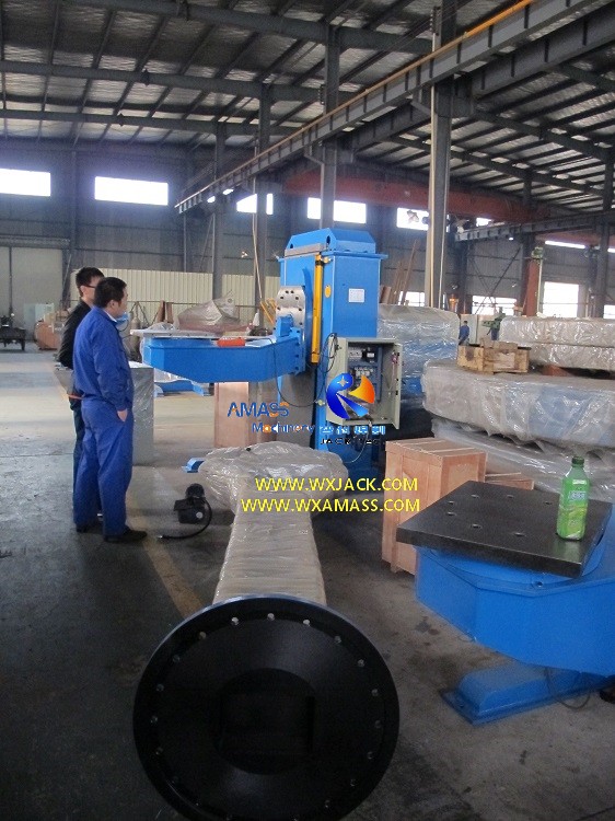 LBS10 L Type Welding Positioner with Hydraulic Drive Elevation And Electric Revolve