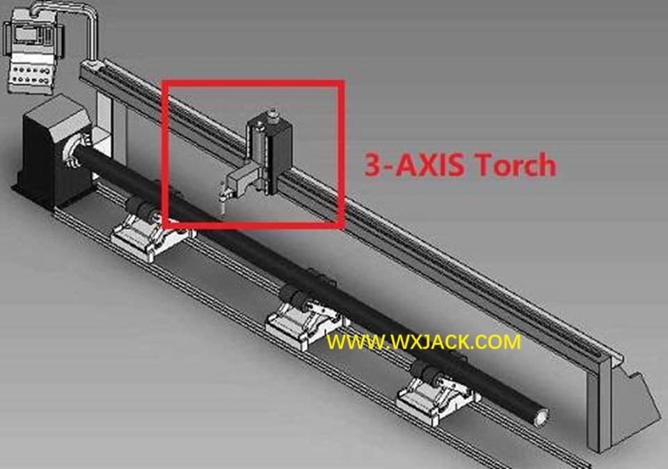 Chuck Claw Fixture Φ600mm CNC Pipe Intersection Cutting Machine