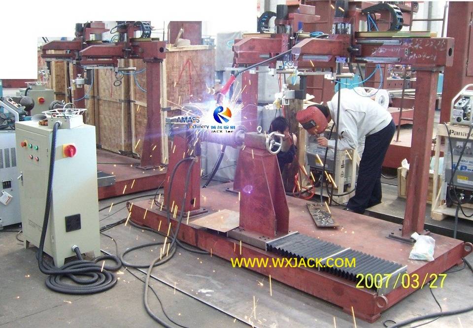 Special Design Pipe Flange External Internal Circumferential Seam Welding Machine