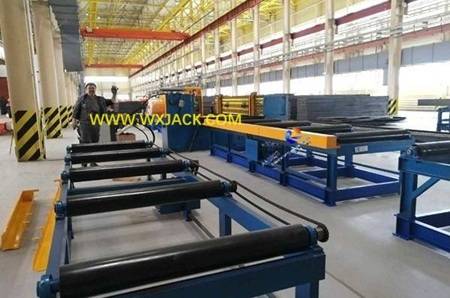 Fig7 BOX H Beam Length Direction Straightening Machine 9