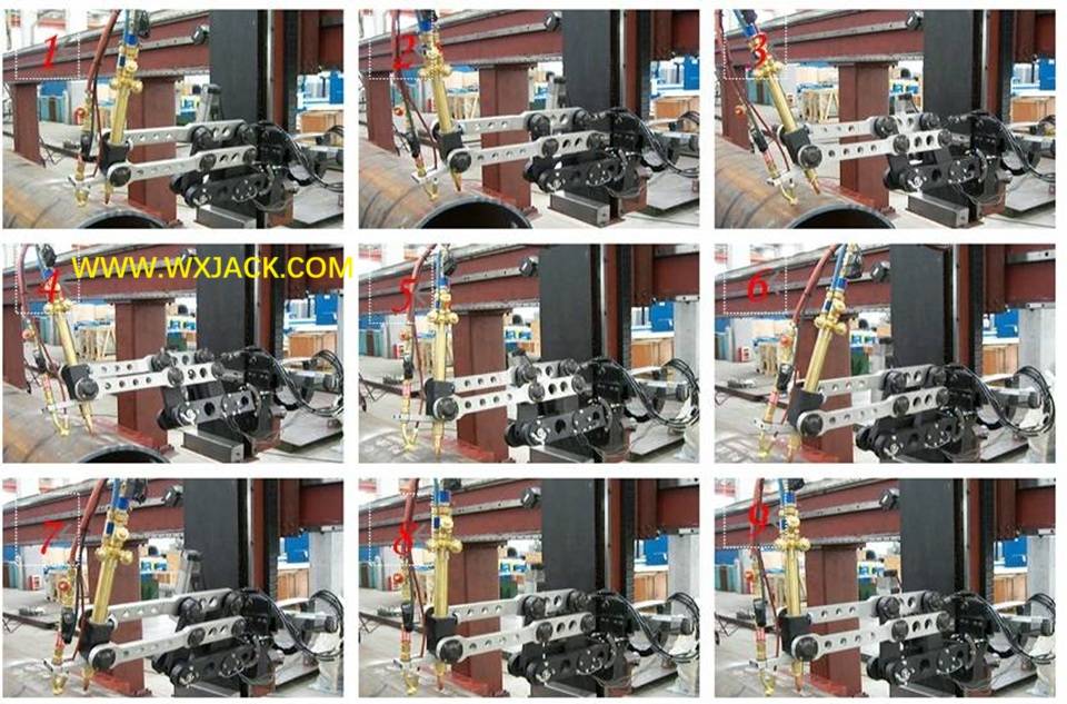 Complicated Control Claw Fixture CNC Pipe Intersection Cutting Machine