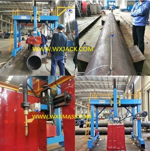 A Set of Longitudinal Seam Pipe Back Welding Machine Delivered To Tianshui TianLi Special Pipe Co., Ltd. By Wuxi JACK
