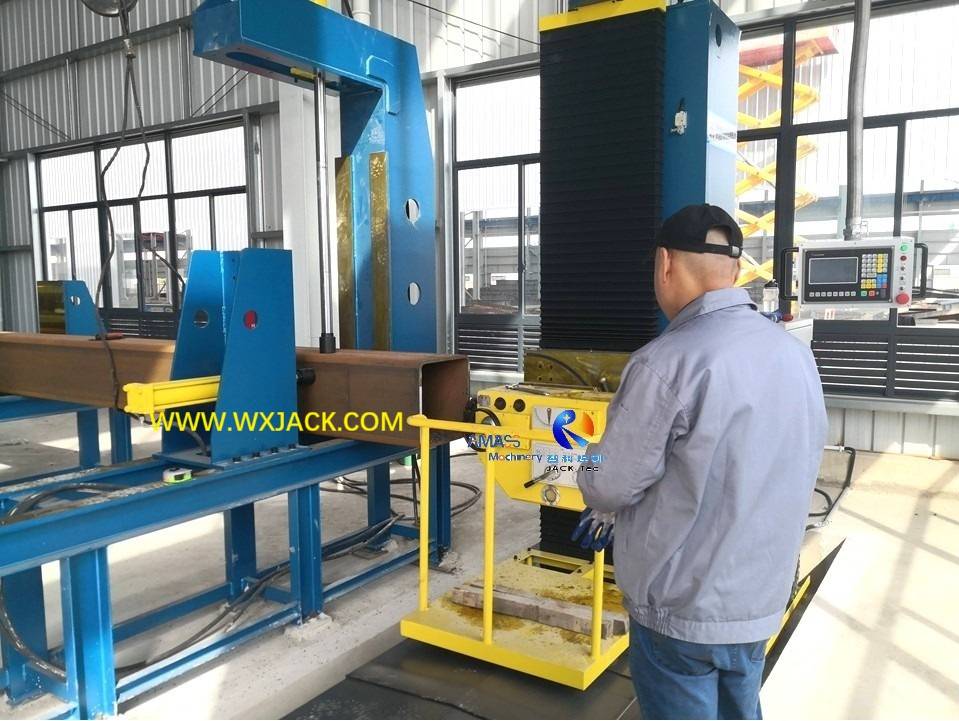 1 CNC Pipe BOX H Beam End Face Milling Machine 151