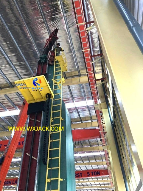 1 Heavy duty Large Steel Structure BOX I H Beam End Face Milling Machine 38