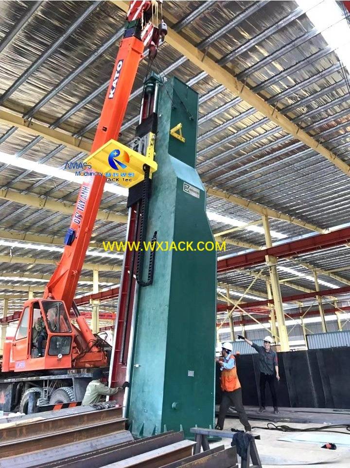 DX4080 To DX6080 Large Steel Structure Beam End Face Milling Machine