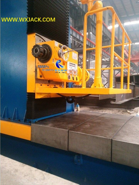 2 Steel Structure H BOX Beam End Face Milling Machine 76