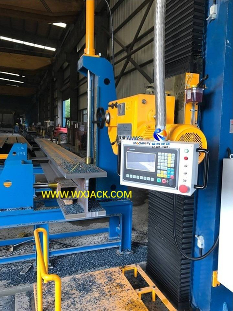 12 Steel Structure BOX H Beam CNC End Face Milling Machine 145