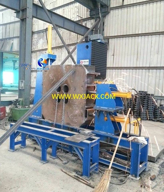 3 Steel Structure BOX H Beam CNC End Face Milling Machine 14