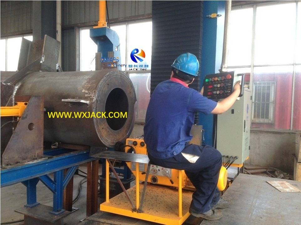 Steel Column Member Use DX1520 End Face Milling Machine