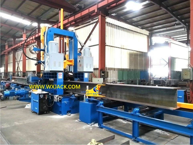 2 3 in 1 H Beam Assembly Welding Straightening Machine 8
