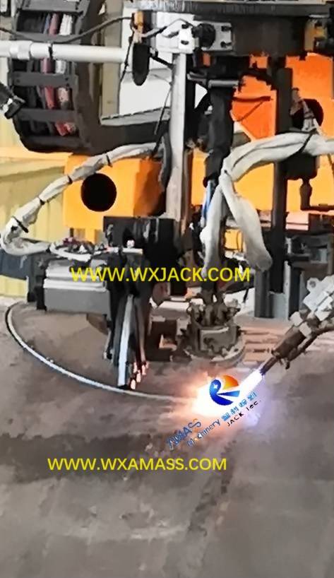 7-Axis 3000/12 Flame And Plasma Large Scale CNC Pipe Cutting Machine