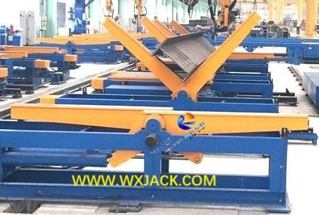 Fig5 Hydraulic Drive Steel Structure BOX H Beam Movable Turnover Cart 4 10