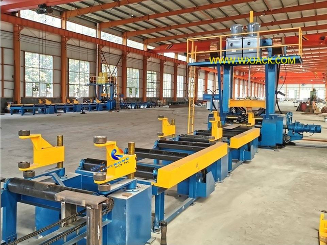 8 3 in 1 H Beam Assembly Welding Straightening Machine 50