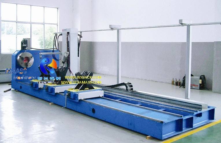 Chuck Claw Fixture Φ600mm CNC Pipe Intersection Cutting Machine