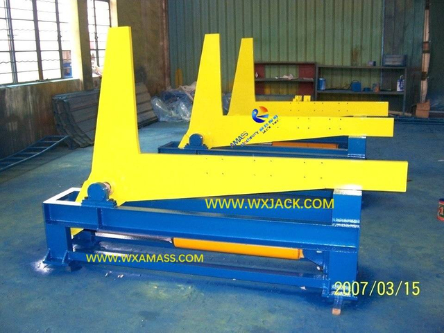 1 90° Steel Structure Turntable Overturning Rack 4