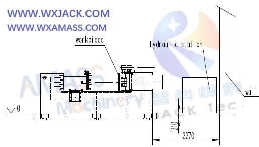 Fig1 Steel H Beam Horizontal Press Straightening Machine 103