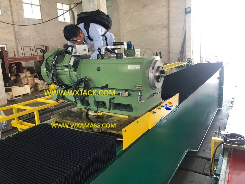 2 Heavy duty Large Steel Structure BOX I H Beam End Face Milling Machine _20230808161225