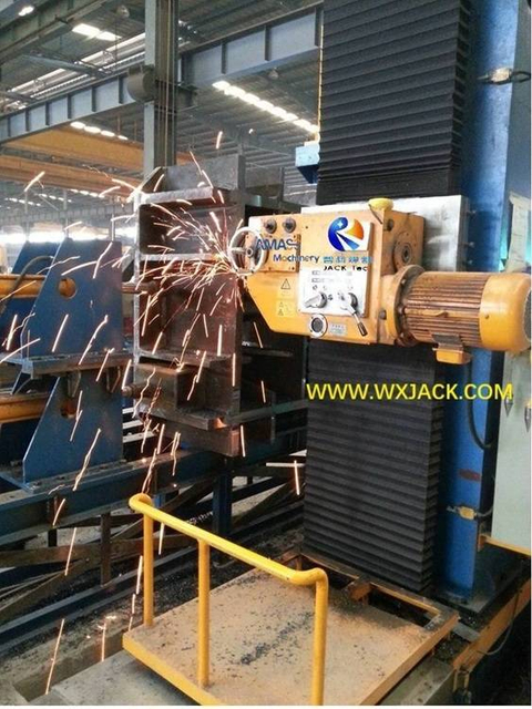 2 CNC Steel Structure BOX H Beam End Face Milling Machine 1