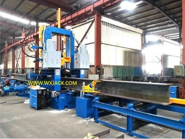 1 3 in 1 H Beam Assembly Welding Straightening Machine 8