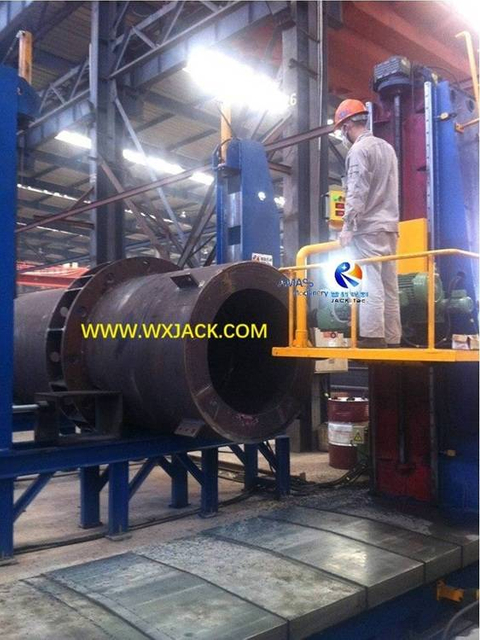 8 Large Steel Structure BOX H Beam Pipe End Face Milling Machine 23