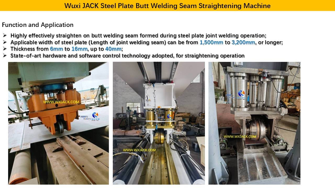 5 Plate Butt Welding Seam Straightening Machine