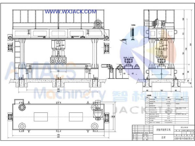 2A Steel Plate Butt Welding Seam Straightening Machine 52