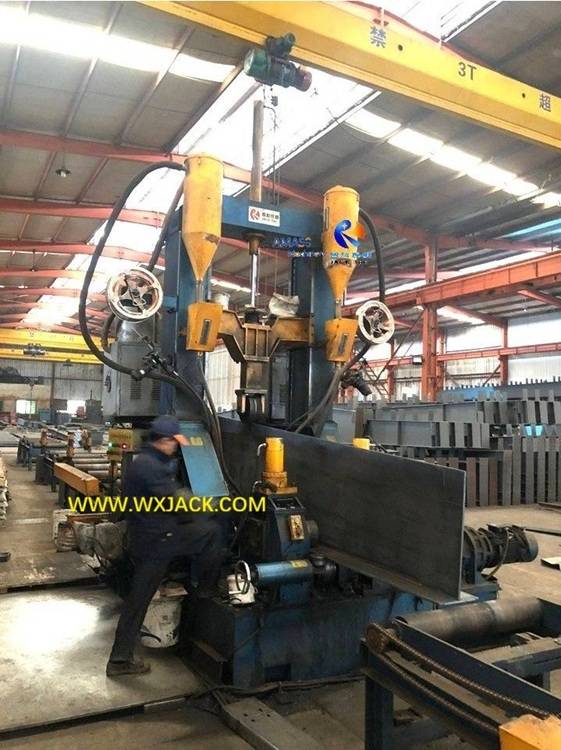1 3 in 1 H Beam Assembly Welding Straightening Machine 9