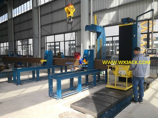 2 CNC Control BOX H Beam End Face Milling Machine 152