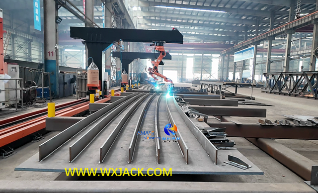 5 H Beam Stiffener Welding Robot 1