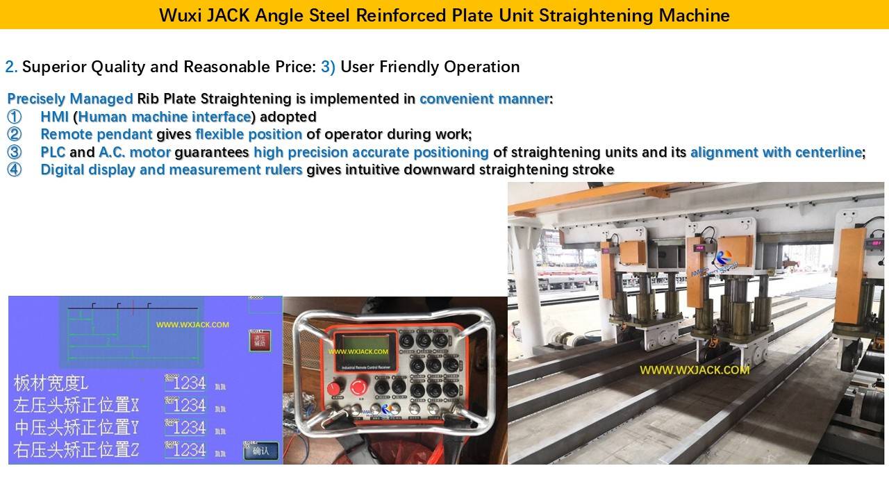 4 Angle Steel Reinforced Plate Unit Straightening Machine