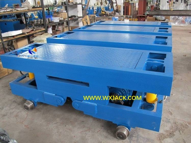 4 Hydraulic H Beam elevating travel cart 7