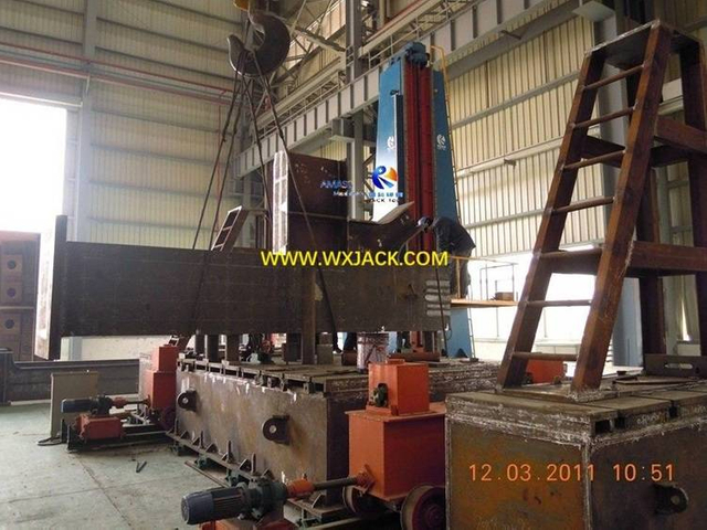 1 Large Steel Structure BOX H Beam Pipe End Face Milling Machine 11