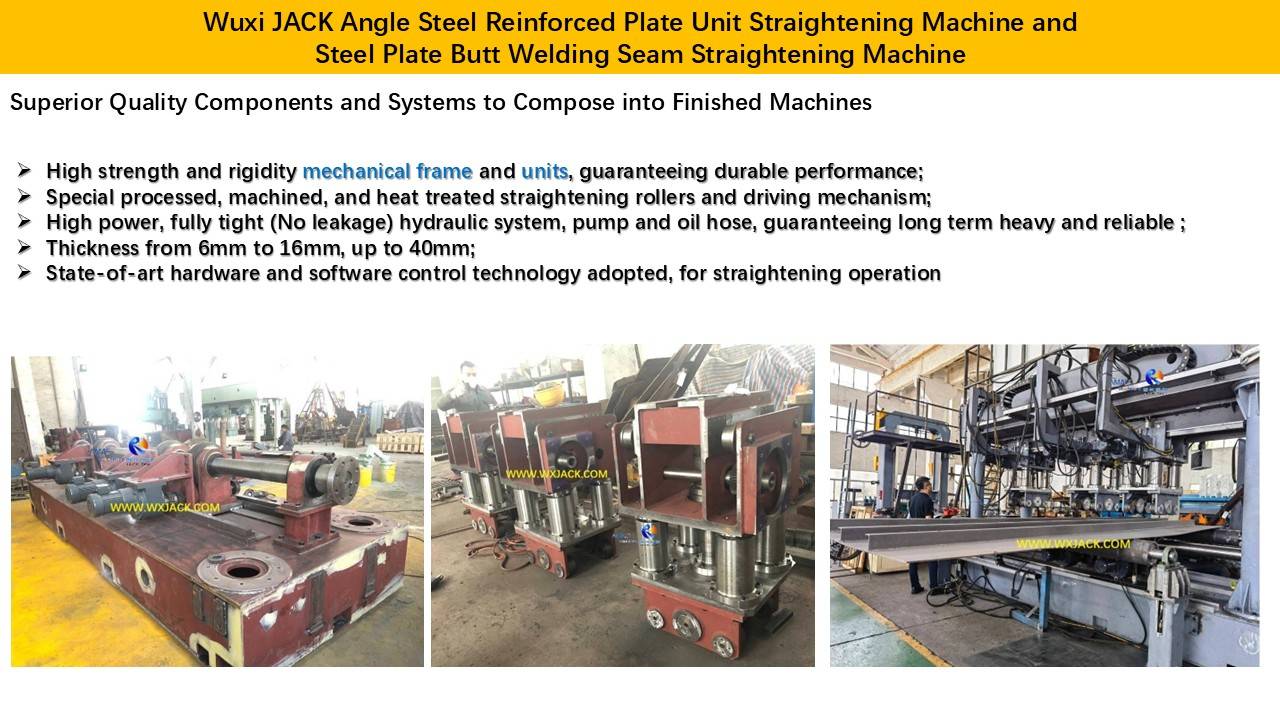 6 Angle Steel Reinforced Plate Unit Straightening Machine