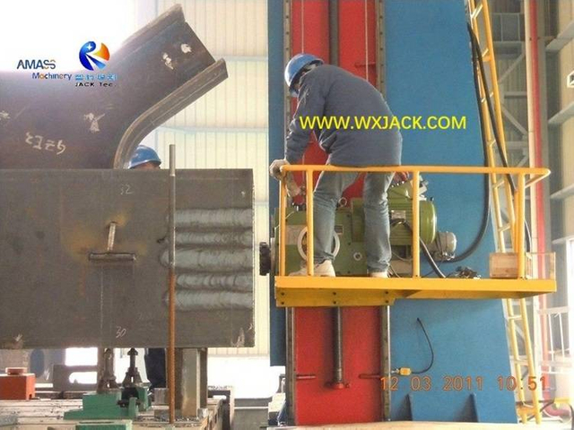 3 Large Steel Structure BOX H Beam Pipe End Face Milling Machine 4