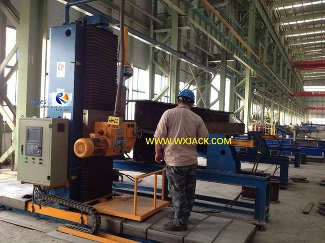 17 CNC Pipe BOX H Cross Beam End Face Milling Machine 63