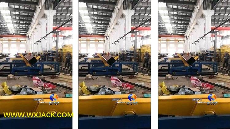 5 Motor Drive Moving Hydraulic Drive BOX H Beam 180° Overturning Machine 7.jpg