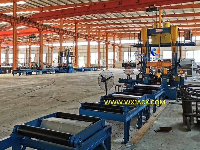 12 3 in 1 H Beam Assembly Welding Straightening Machine 16