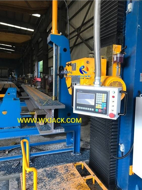 8 CNC Control BOX H Beam End Face Milling Machine 145
